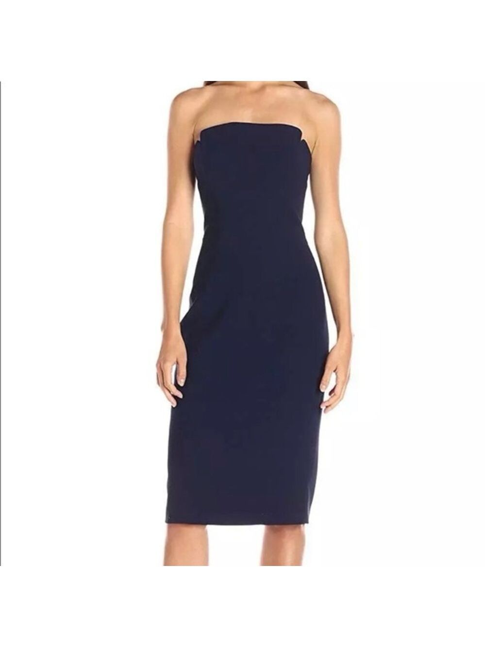 Jill Stuart Harlow Strapless Dress Navy Size 4